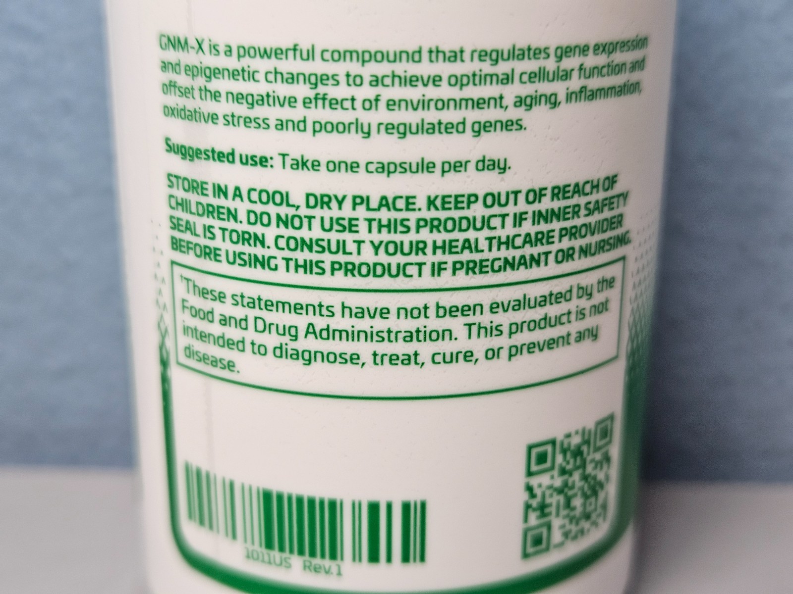Activz GNM-X NRF2 Activator Dietary Supplement 30 Caps – New & Sealed Exp 1/2027