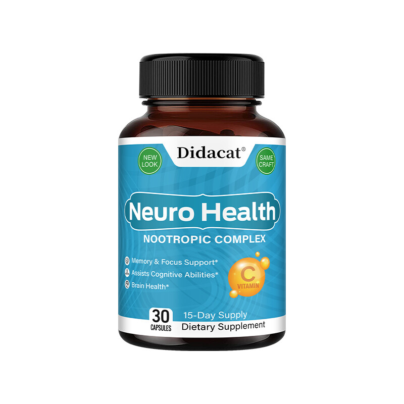 Neuro Health – Nootropic Memory Brain Health Focus Energy Support Capsules