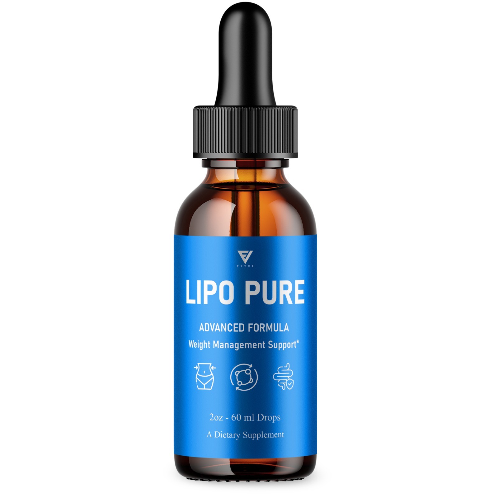 Lipo Pure Drops, LipoPure Weight Management Support Supplement (2oz)