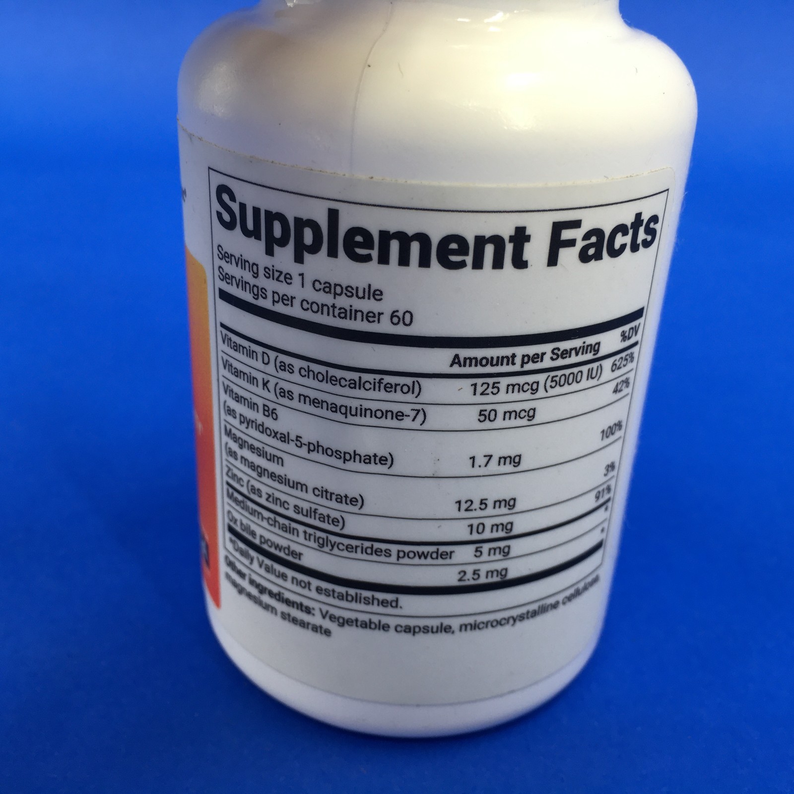 Dr. Berg D3 & K2 Vitamin 2 in 1 Support for Immunity 60 Capsules