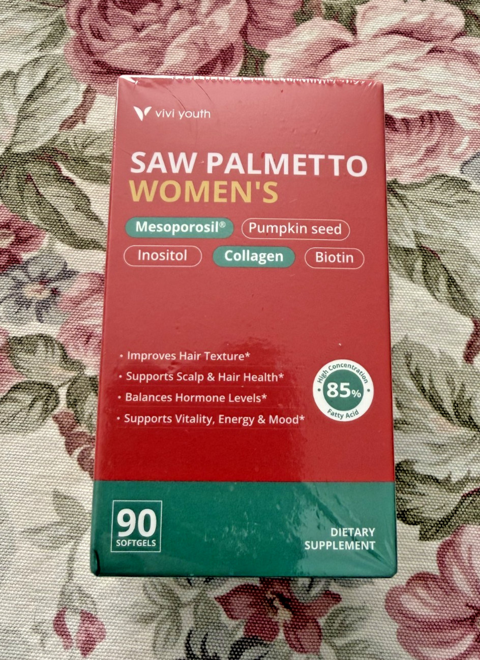 VIVI Youth Saw Palmetto for Women with Mesoporosil – Pumpkin Seed Oil – Inositol