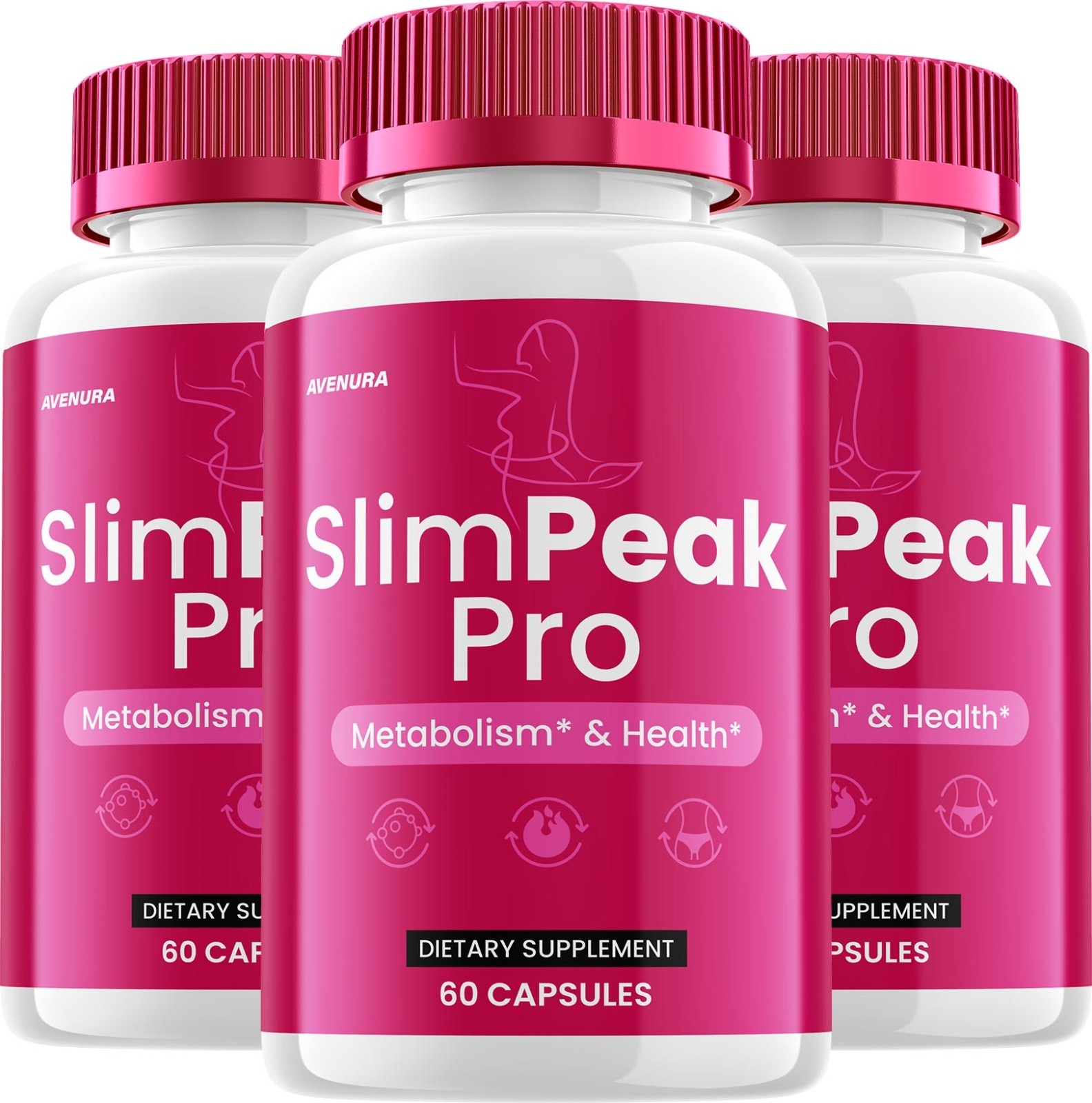 (3 Pack) SlimPeak Pro Capsules – Slim Peak Pro Advanced Formula Natural Blend