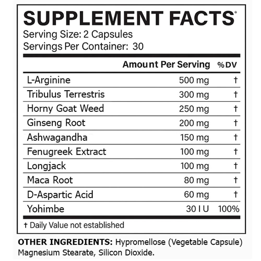 Garaherb Pro Premium Performance Capsules, for man advance pills 60 Cap USA