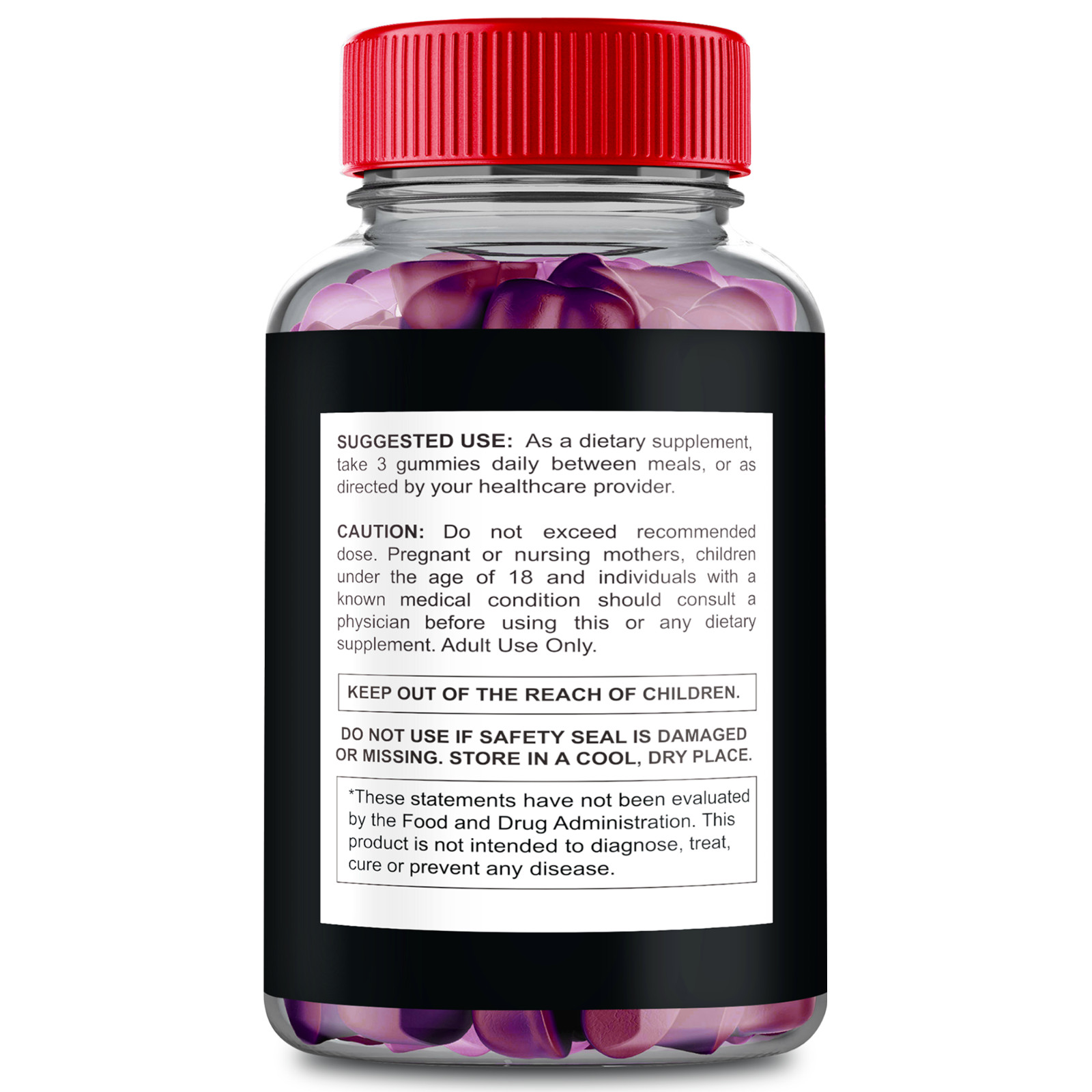 TurboHard Gummies, Official TurboHard Supplement Gummy (1 Pack)