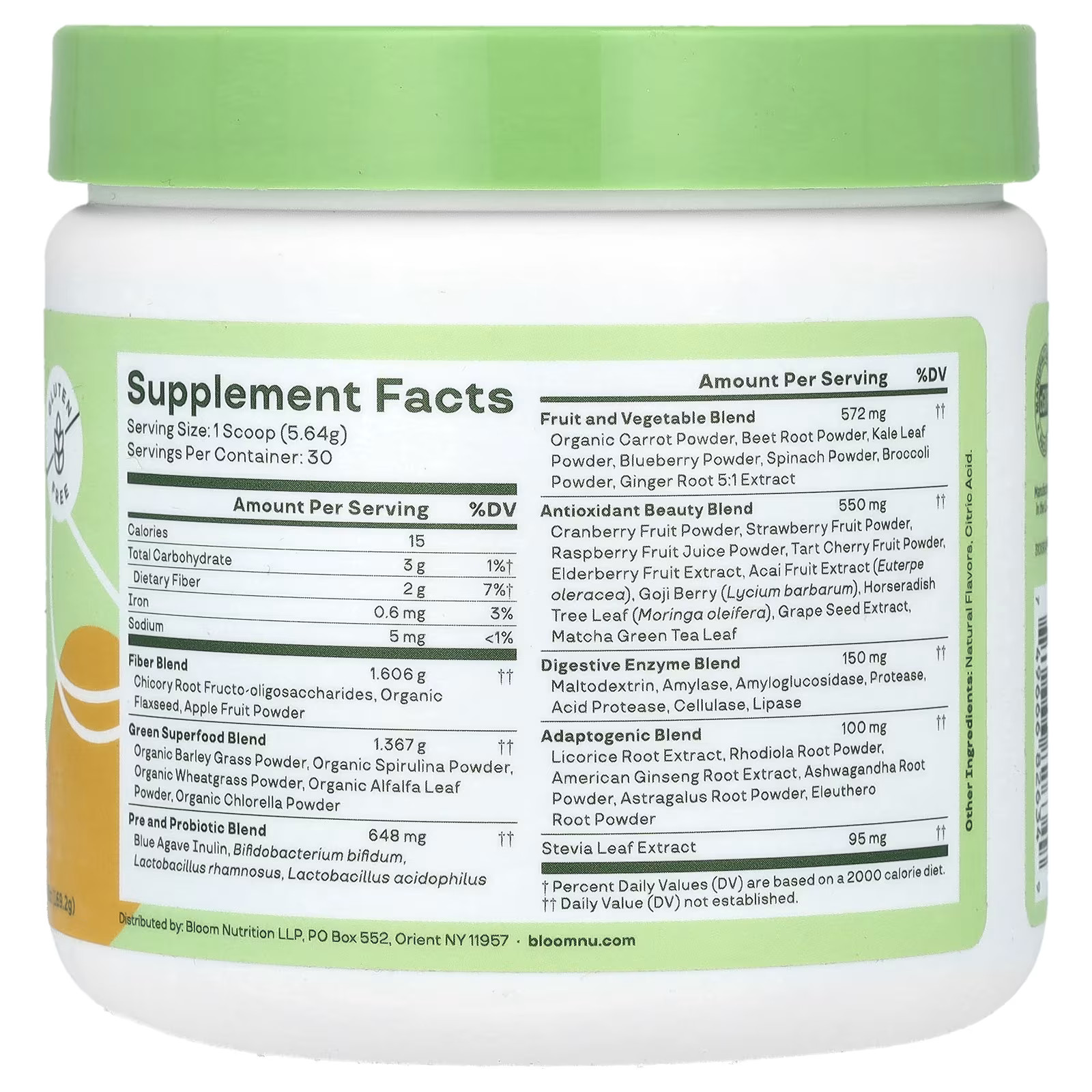 2 X Bloom, Greens & Superfoods, Mango, 5.97 oz (169.2 g)