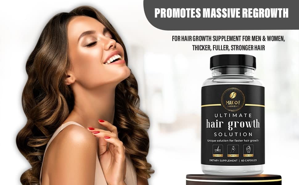 Hair Growth Supplement for Women – Anti-Hair Loss, Biotin