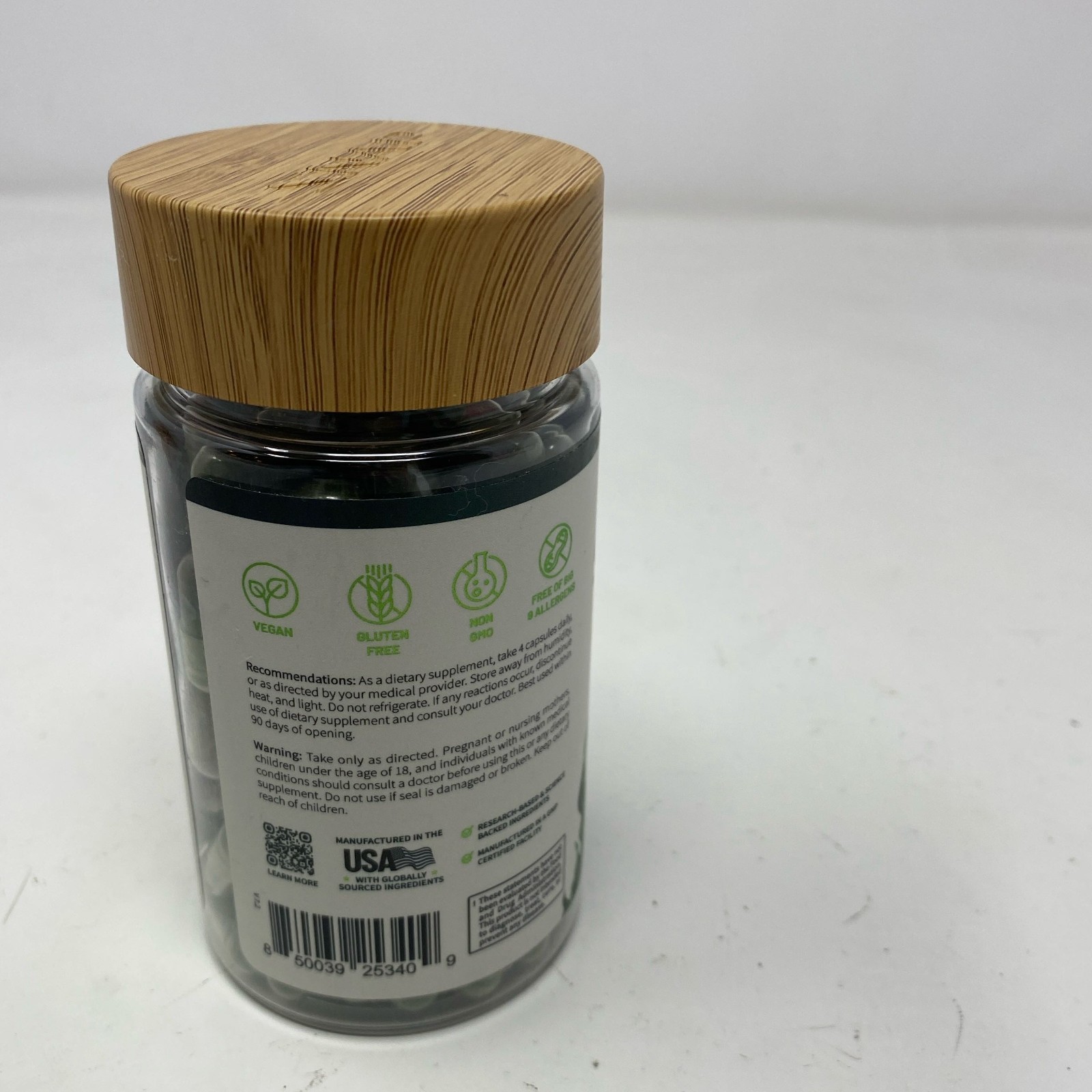 SNAP Supplements Organic Spirulina & Chlorella, Green, 120 Caps