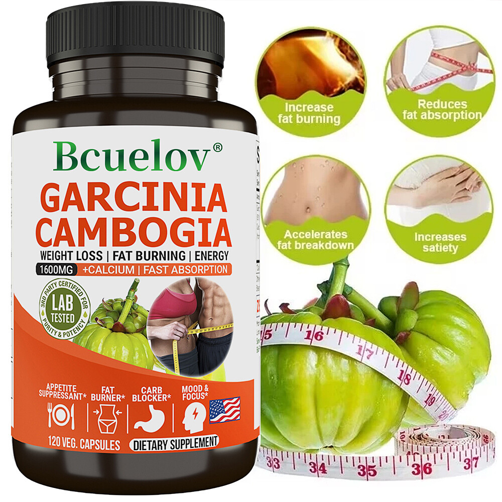 GARCINIA CAMBOGIA 1600mg 50% HCA Extract Weight Loss Capsules – Fat Burner
