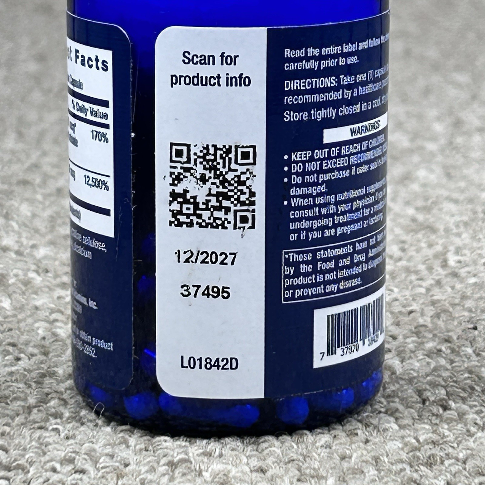 Life Extension Bioactive Folate And Vitamin B12 90 VegCaps Expires 12/2027