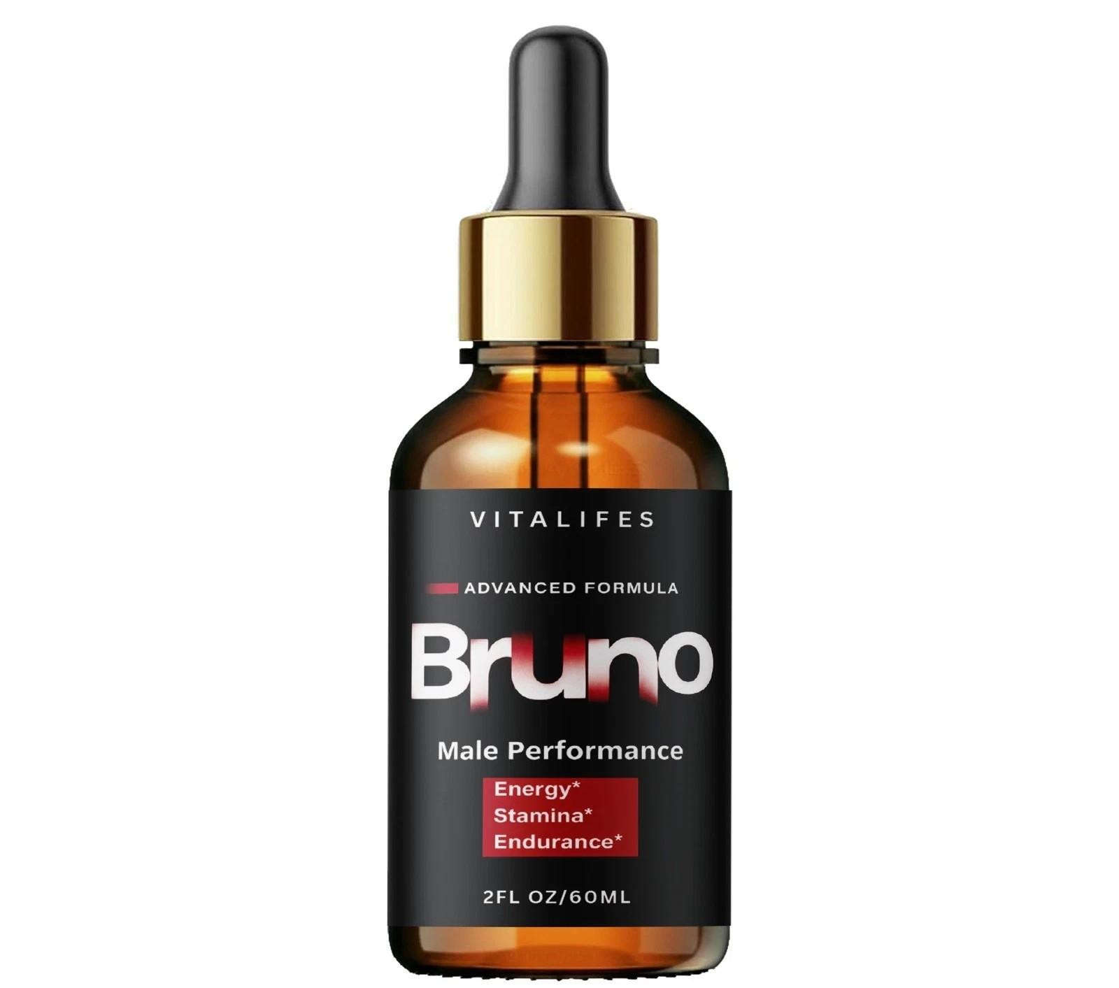 (2 Pack) Bruno ED Premium Drops for Men to Boost Performance, Stamina & Energy