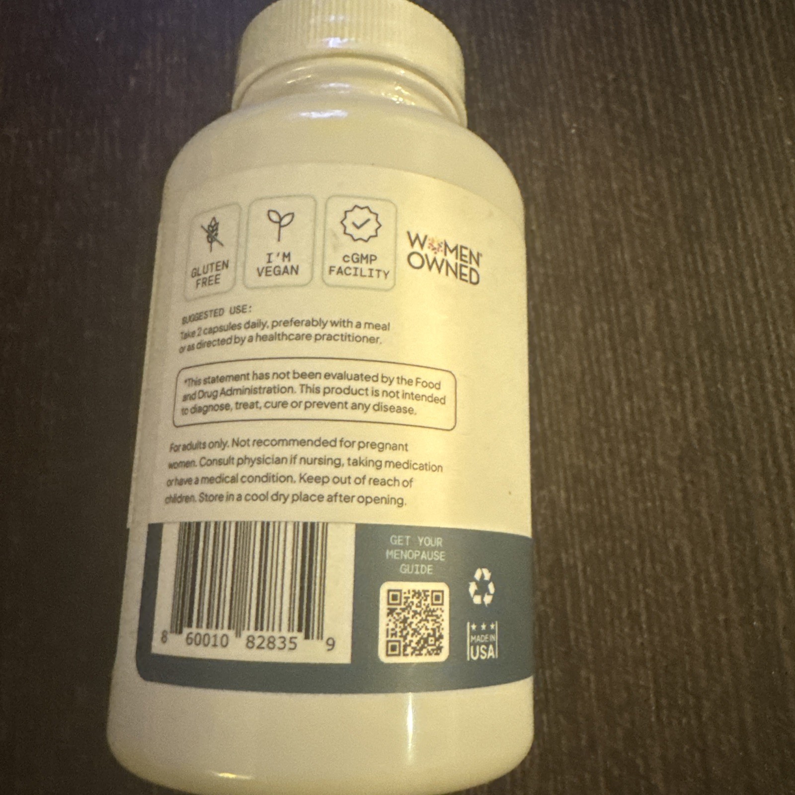 Self Nutrition Menopause Support for Women Magnesium CoQ10 Ashwaganda 60 Cap New
