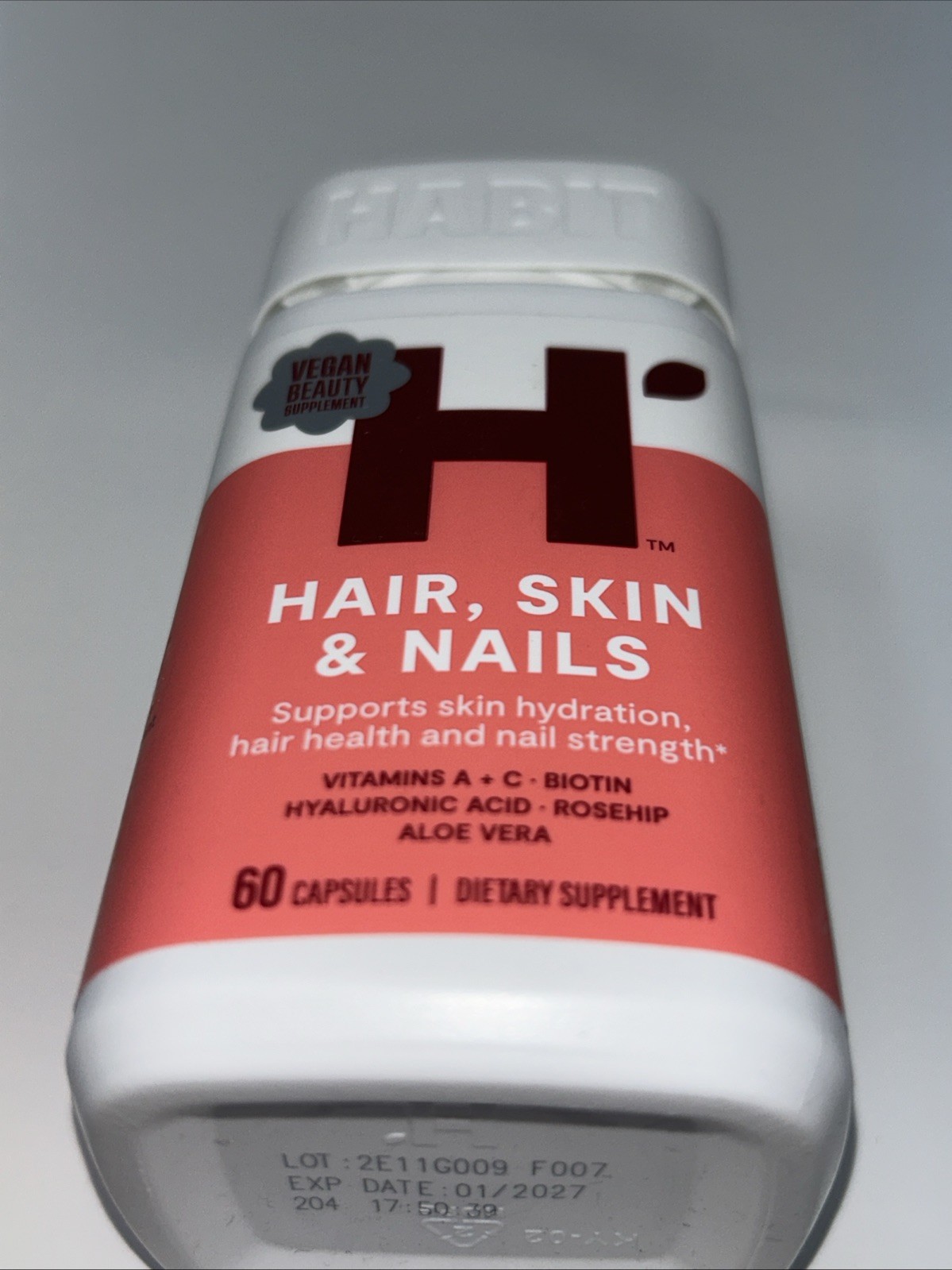 Habit Hair Skin Nails 60 Capsules – Supports Hydration – Exp 01/2027 – Brand New