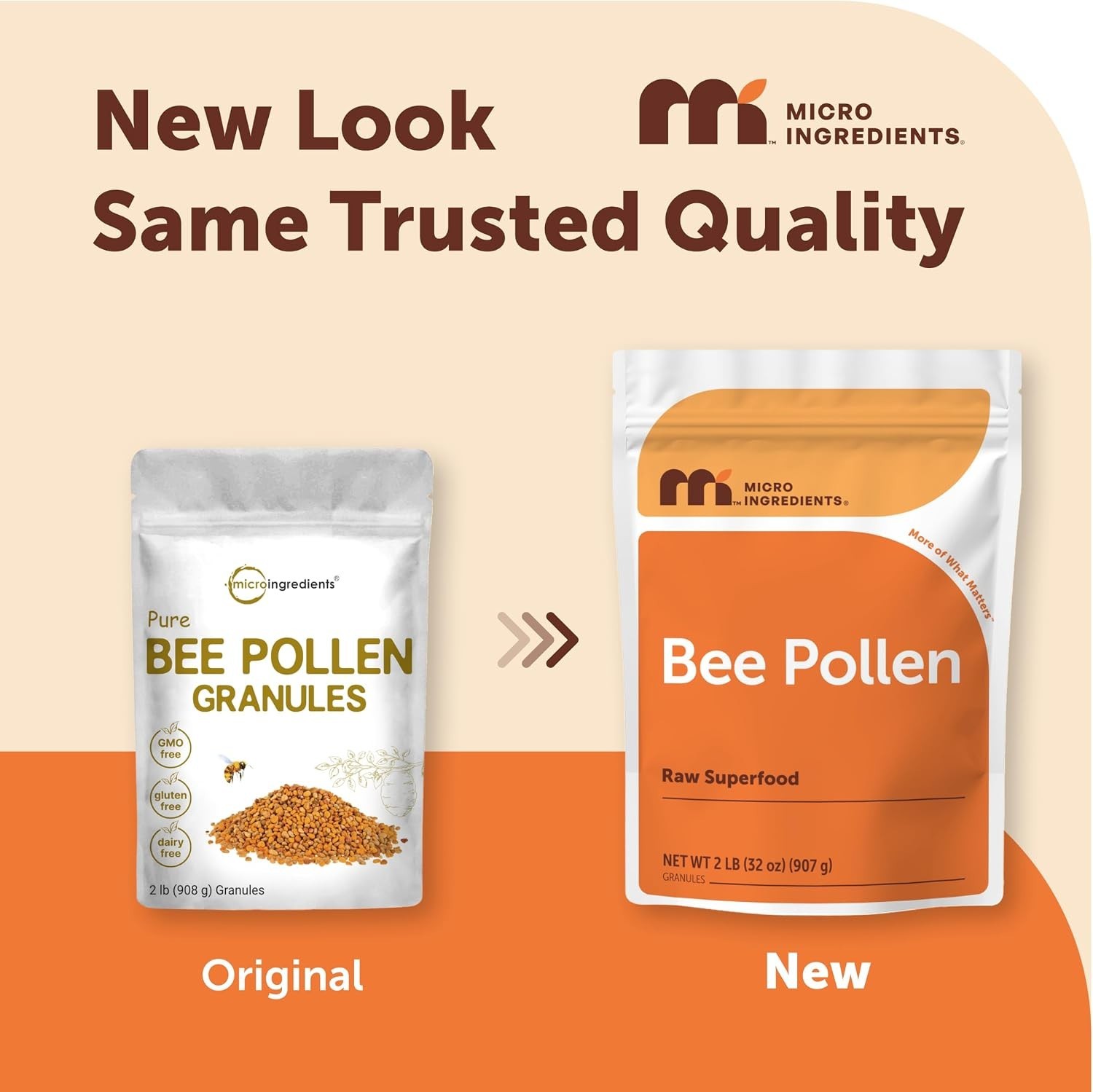 Bee Pollen Granules, 2 lb Bulk Supply, Raw Superfood | Freshly Harvested & Na…