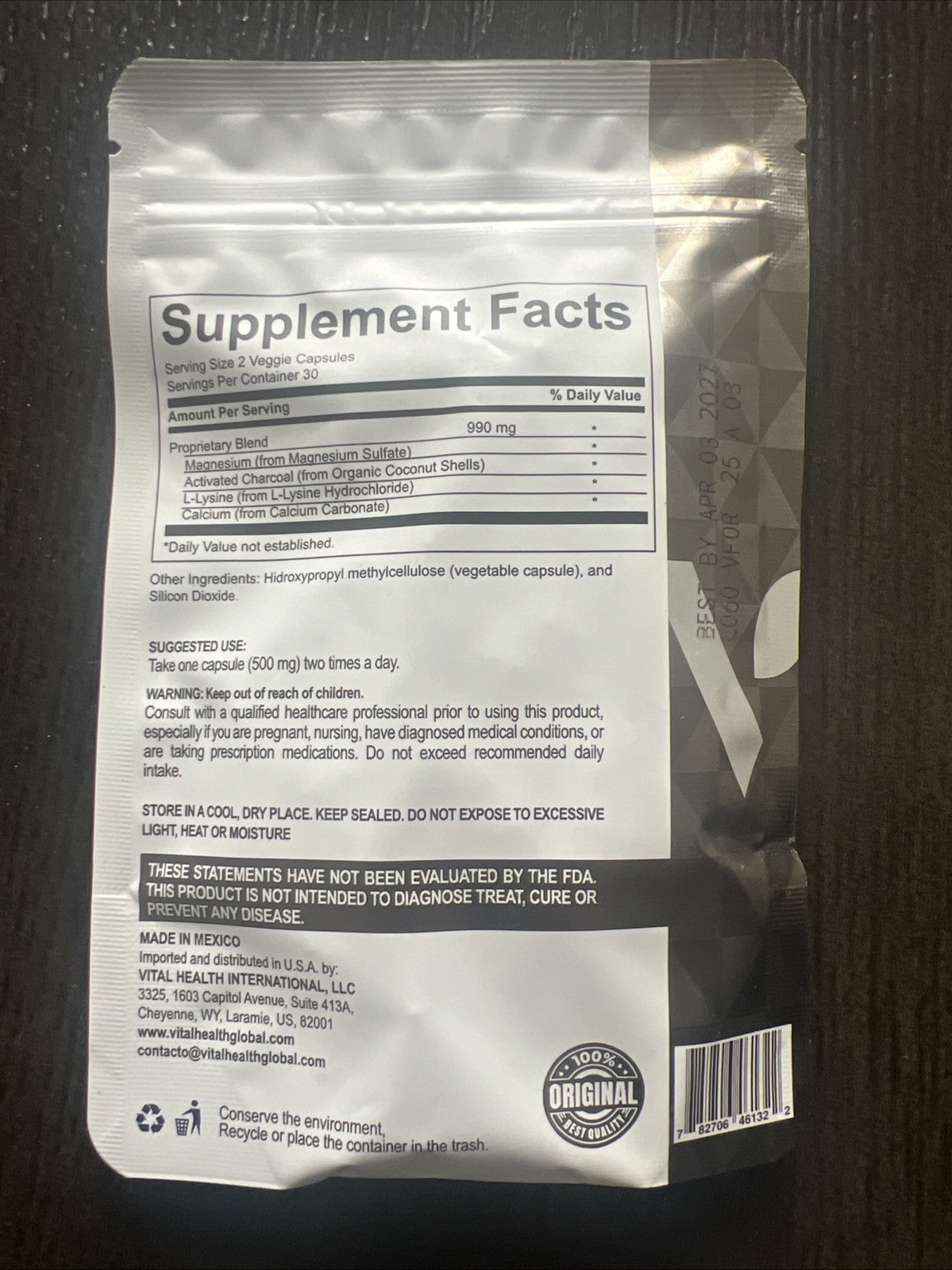 VitalHealth V-FortyFlora 60 Capsules – New/Sealed! Vital Health Exp 4/2027