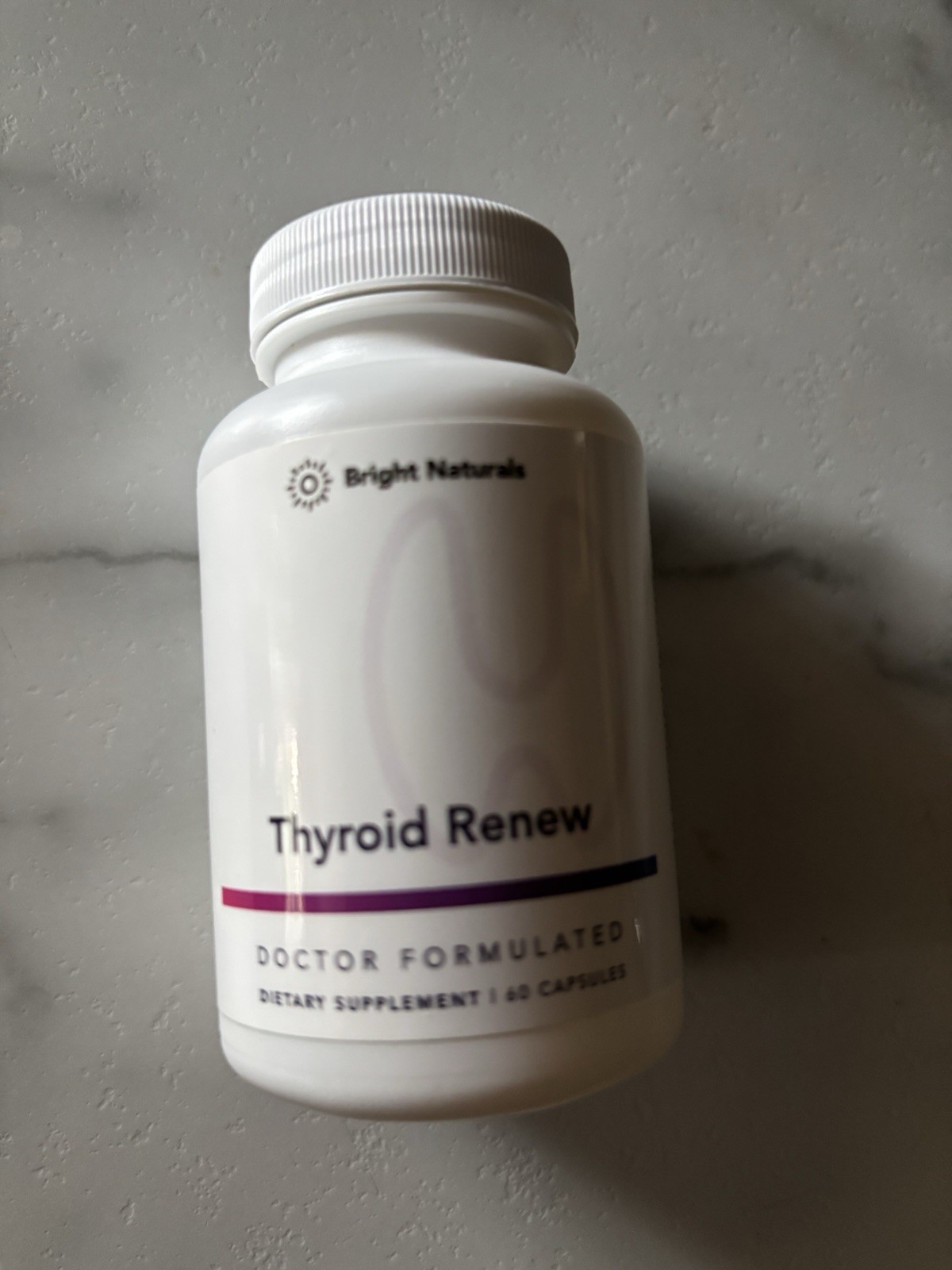(3) Bright Naturals Thyroid Renew Thyroid Support Supplement 60 Caps w/ Zinc