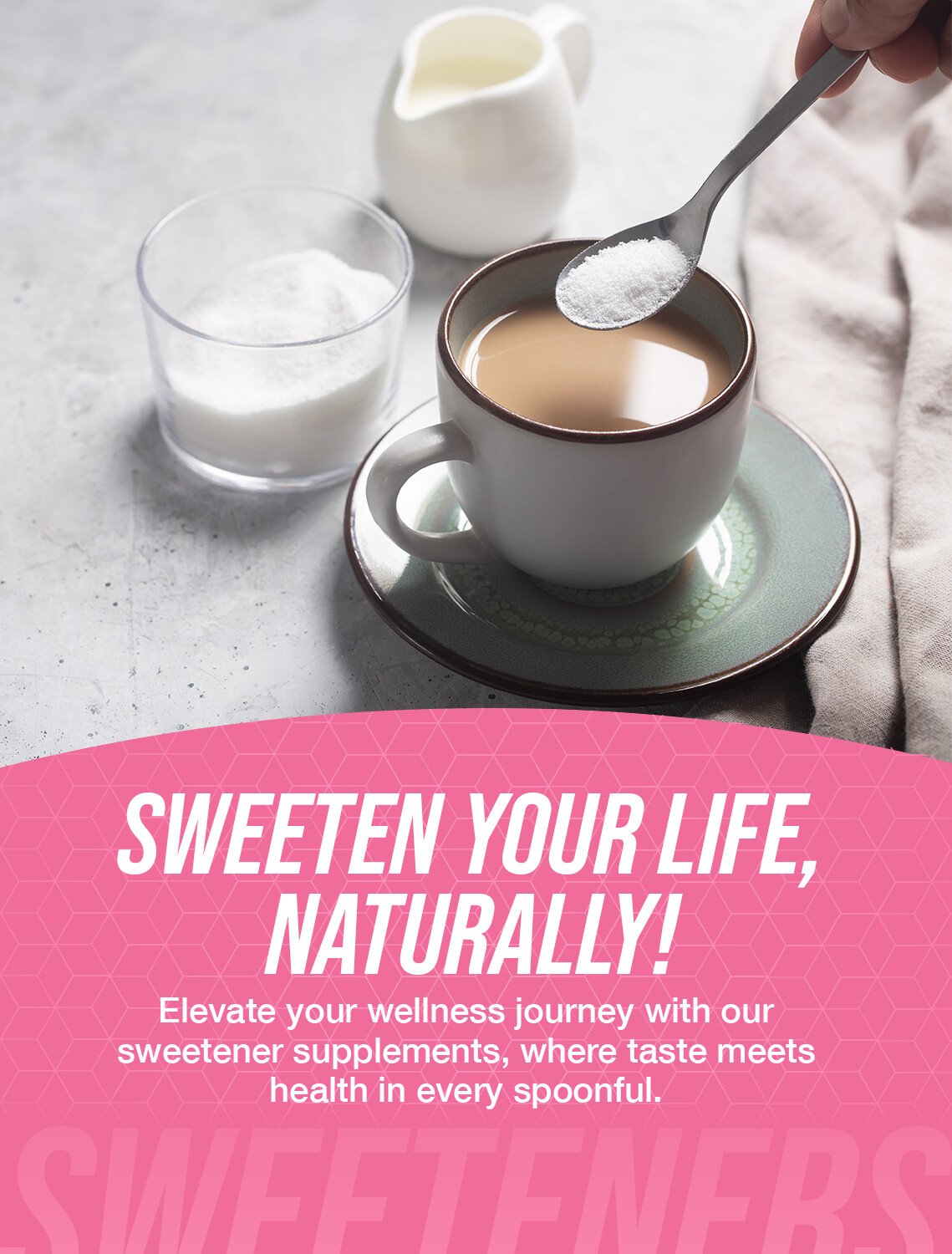 Bulksupplements Sucralose Powder – No Calorie Sweetener