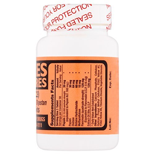 Sales Biliares OX Bile with Enzymatic Digestan Tablets, 30 count