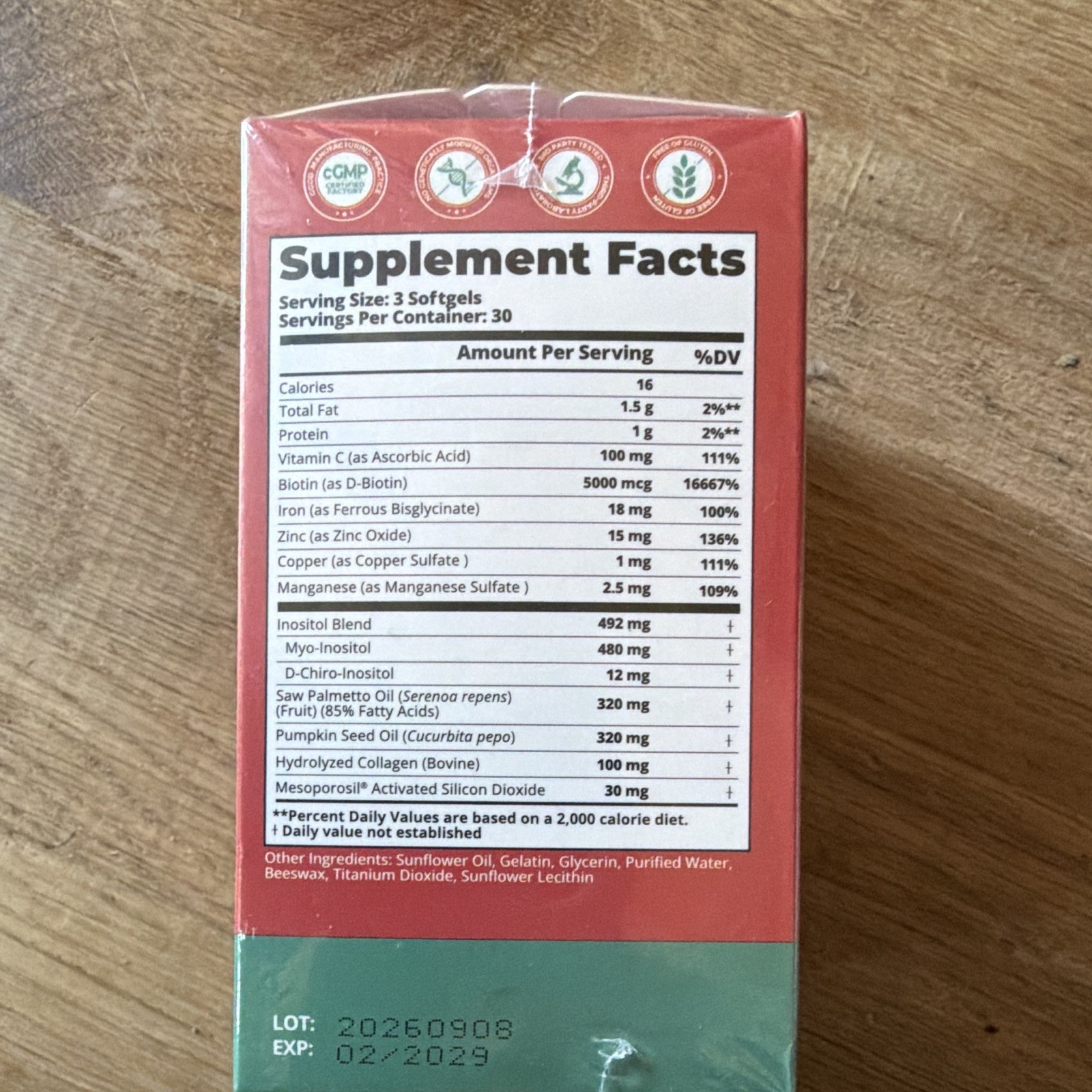 vivi youth Saw Palmetto Hair Growth & Hormone Balance Supplement 90 Softgels