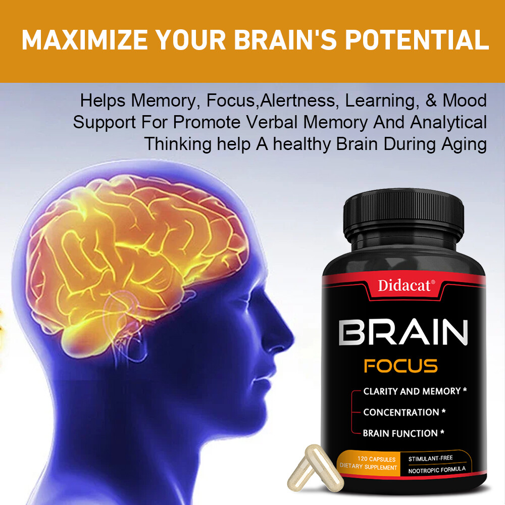Brain Support Nootropic – Helps Maintain Memory, Focus & Mental Clarity