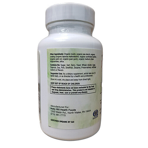 Holly Hill Health Foods Organic Once Daily Men’s Multivitamin, 60 Tablets