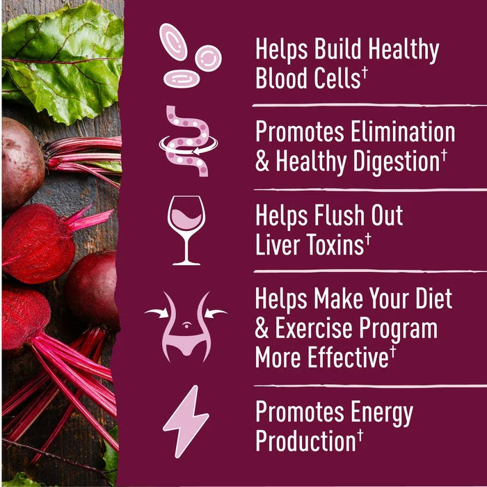 Nutritionworks® Beet Root Capsules The Circulation Superfood 500mg 90 Count