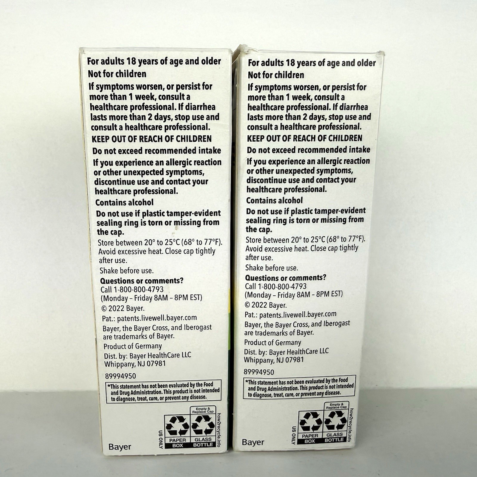 Iberogast Dual Action Digestive Relief Liquid Drops 1.69fl oz x 2 bottles
