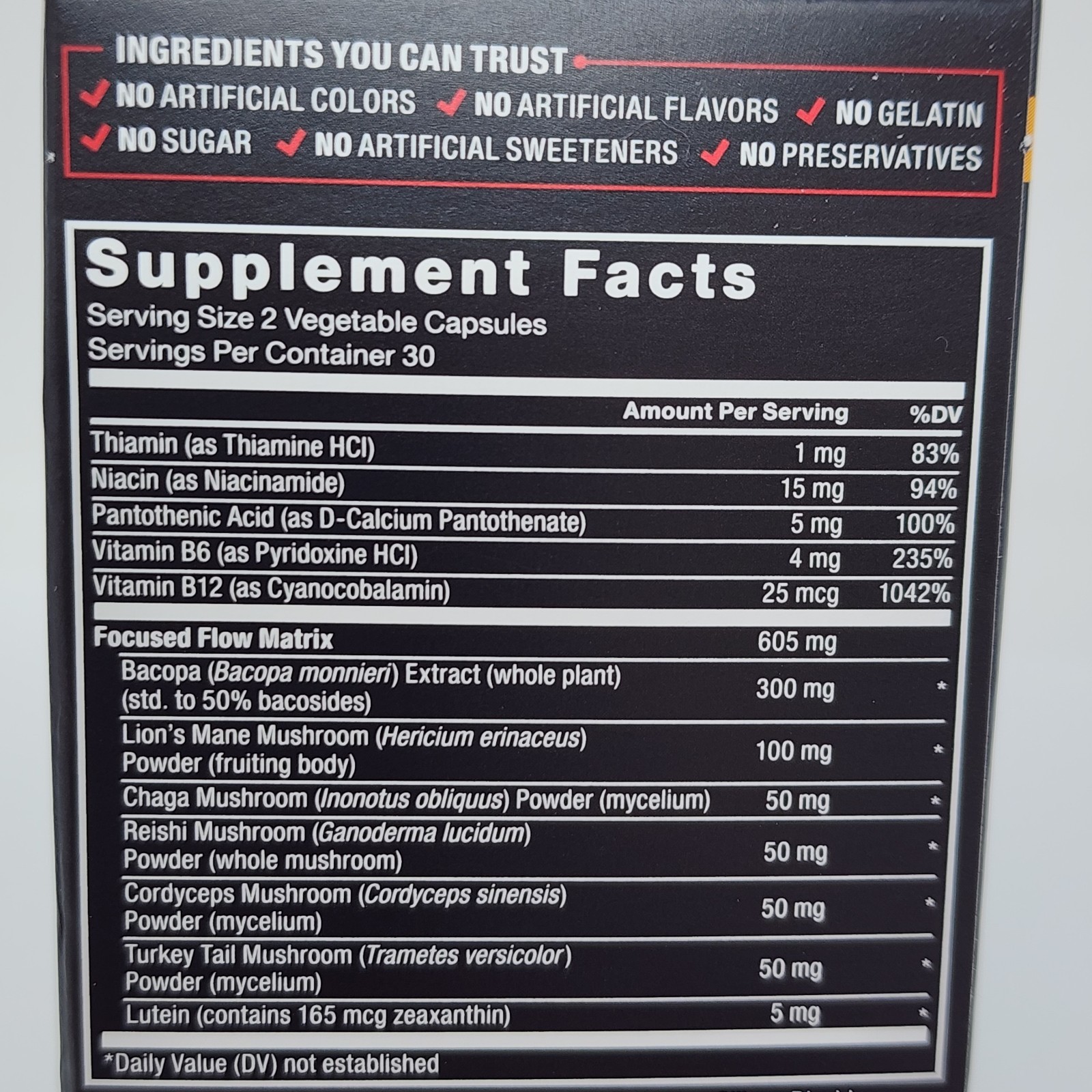 Force Factor Forebrain Focus Dietary Supplement, 60 Capsules Exp 12/2028