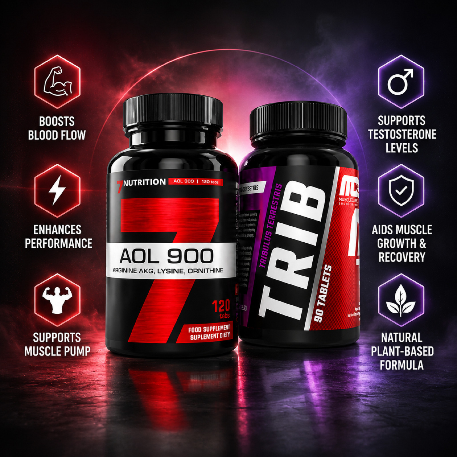 AOL 900 + TRIB – Endurance, active lifestyle, libido, testo-booster, strength