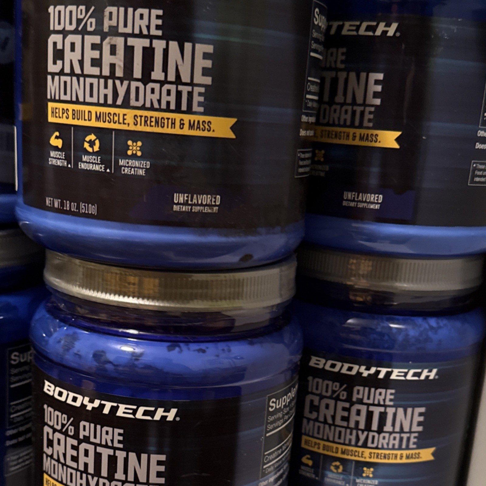 BodyTech Monohydrate 💯% Creatine Monohydrate Powder, Unflavored 300 g