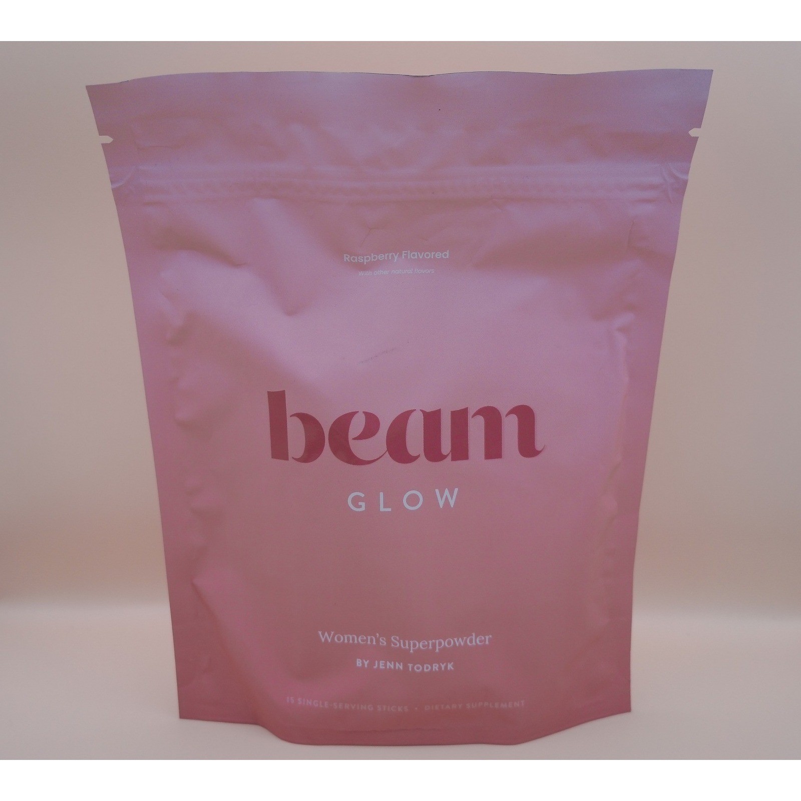 Beam Glow Raspberry Womens Superpowder 15 Sticks NIB Dietary Supplement