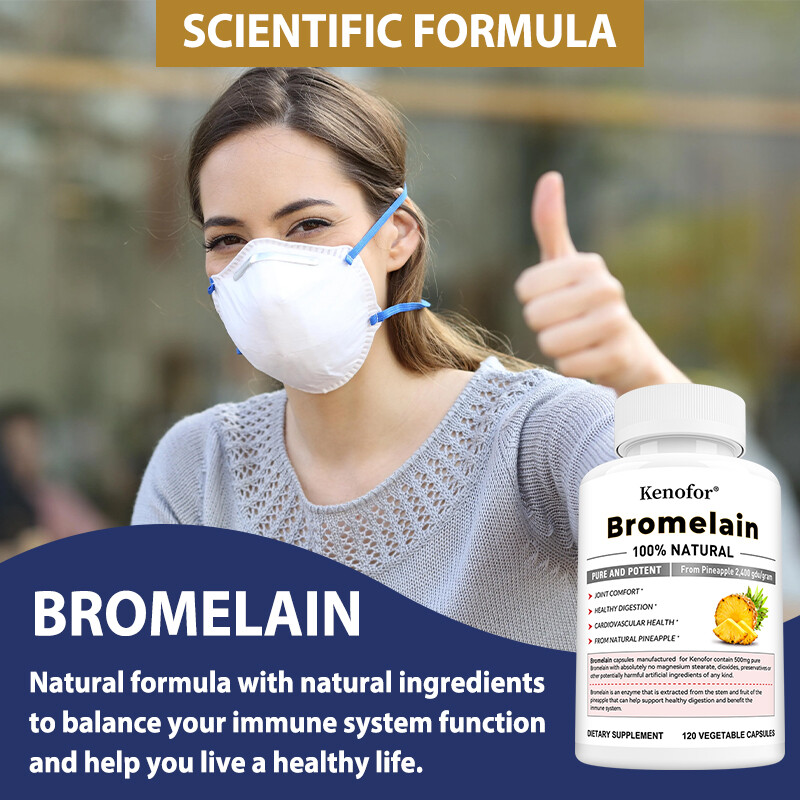 Bromoelain Supplement – Balance Blood Circulation 30 To 120 Caps