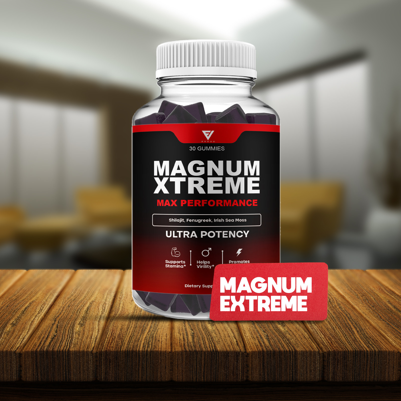 (5 Pack) Magnum Xtreme Gummies Magnum Extreme Advanced Formula (5 Month Supply)