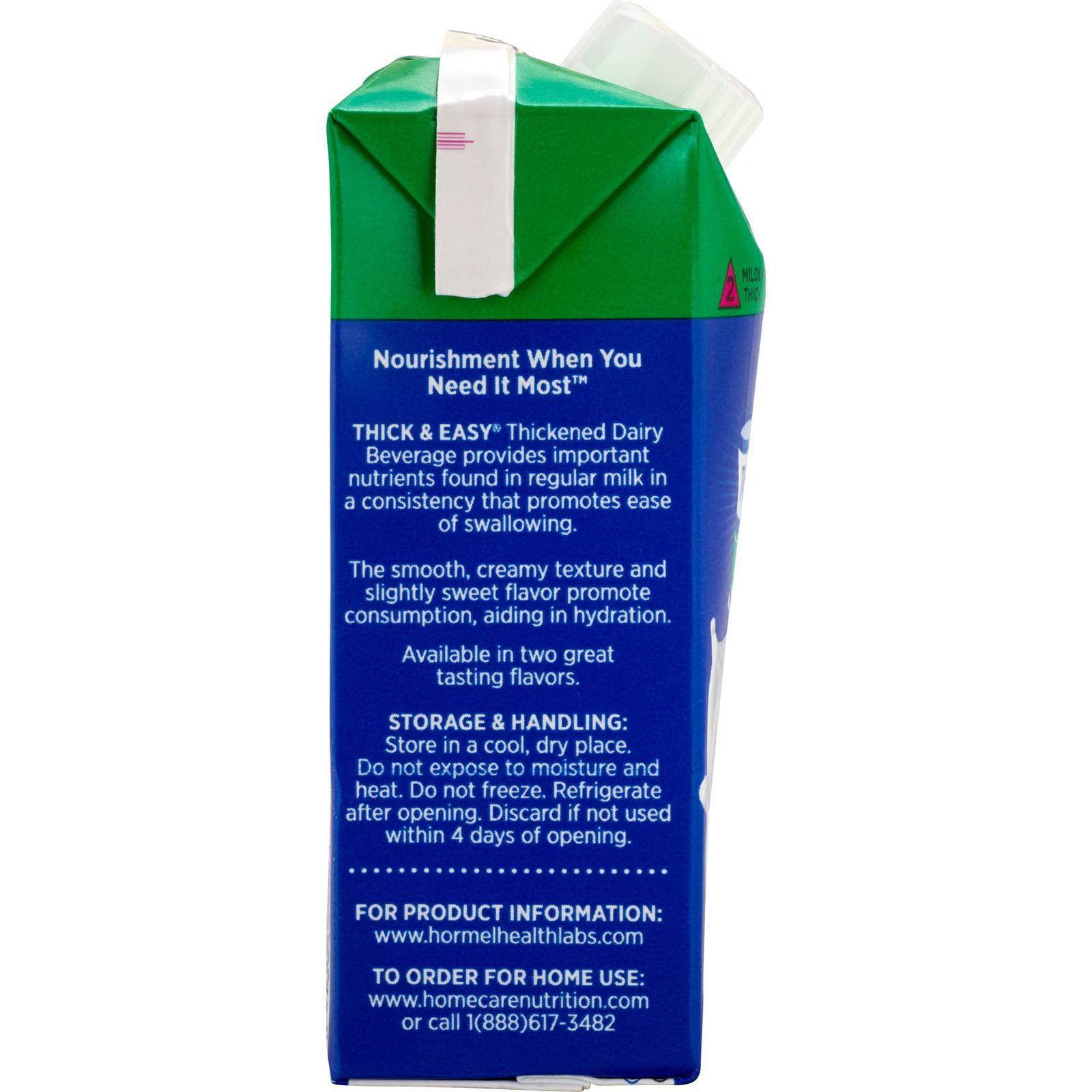 Thick & Easy Dairy Thickened Beverage Milk 8 oz Carton 27 Ct