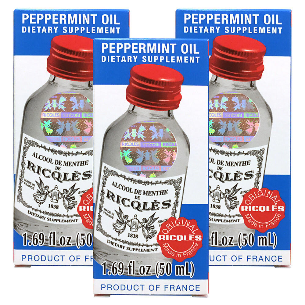 Ricqlès Peppermint Oil Dietary Supplement (1.69 fl. oz)