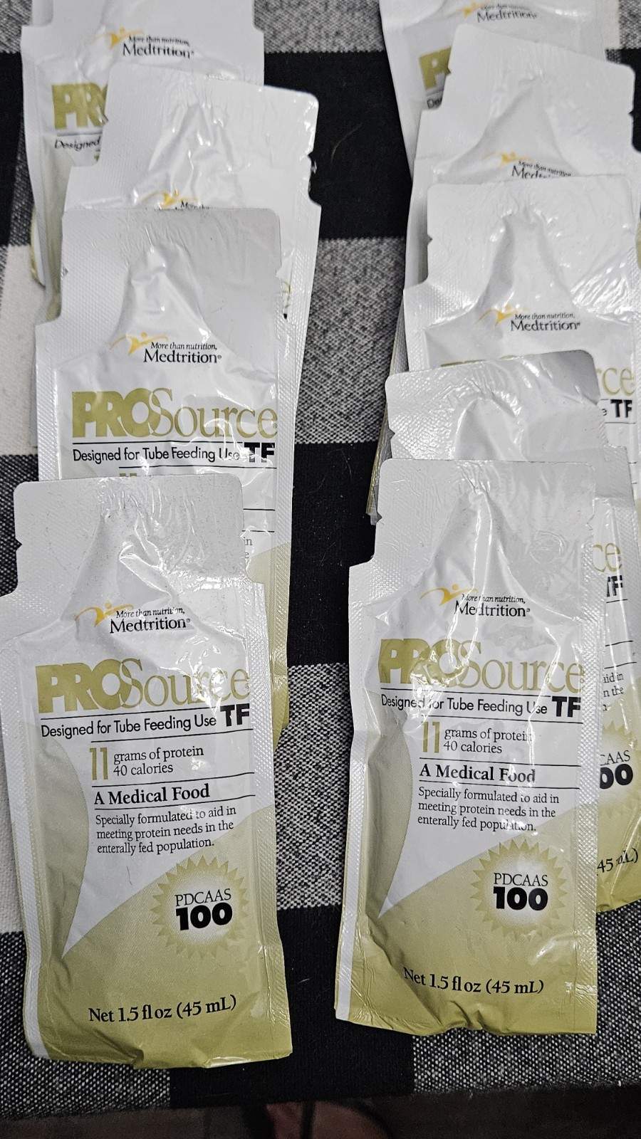 ProSource TF Tube Feeding Formula 45 mL 1.5 Fl Oz Pouch 55 Count 11 Gm Protein