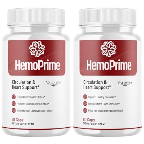 HemoPrime Iron Blood Health Supplement Capsules Energy Anemia 2 Pack 120Ct