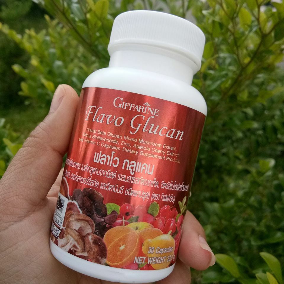 FLAVO GLUCAN GIFFARINE_Immune_Blood Flow_Aging Herbal Dietary Supplement 30Caps.