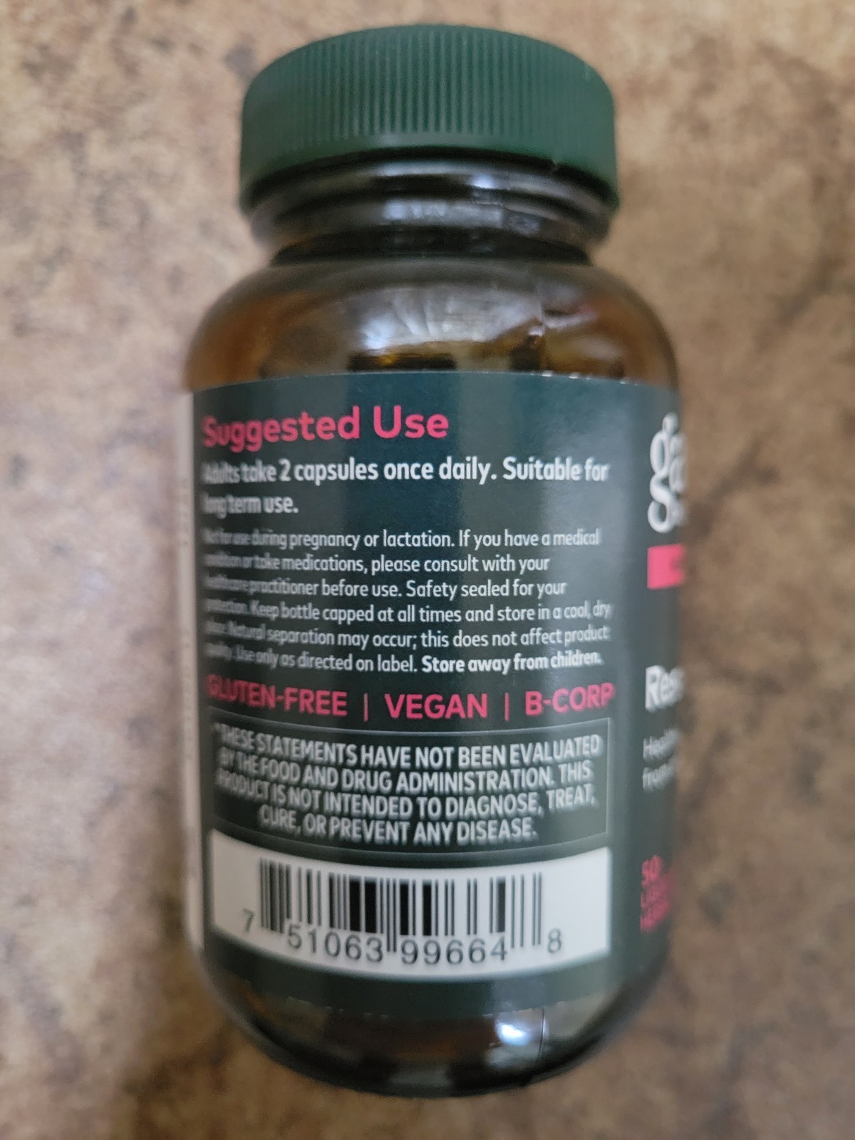Gaia Herbs Resveratrol – Beauty & Radiance 50 Liqi-filled Phyto-Caps Exp. 12/28