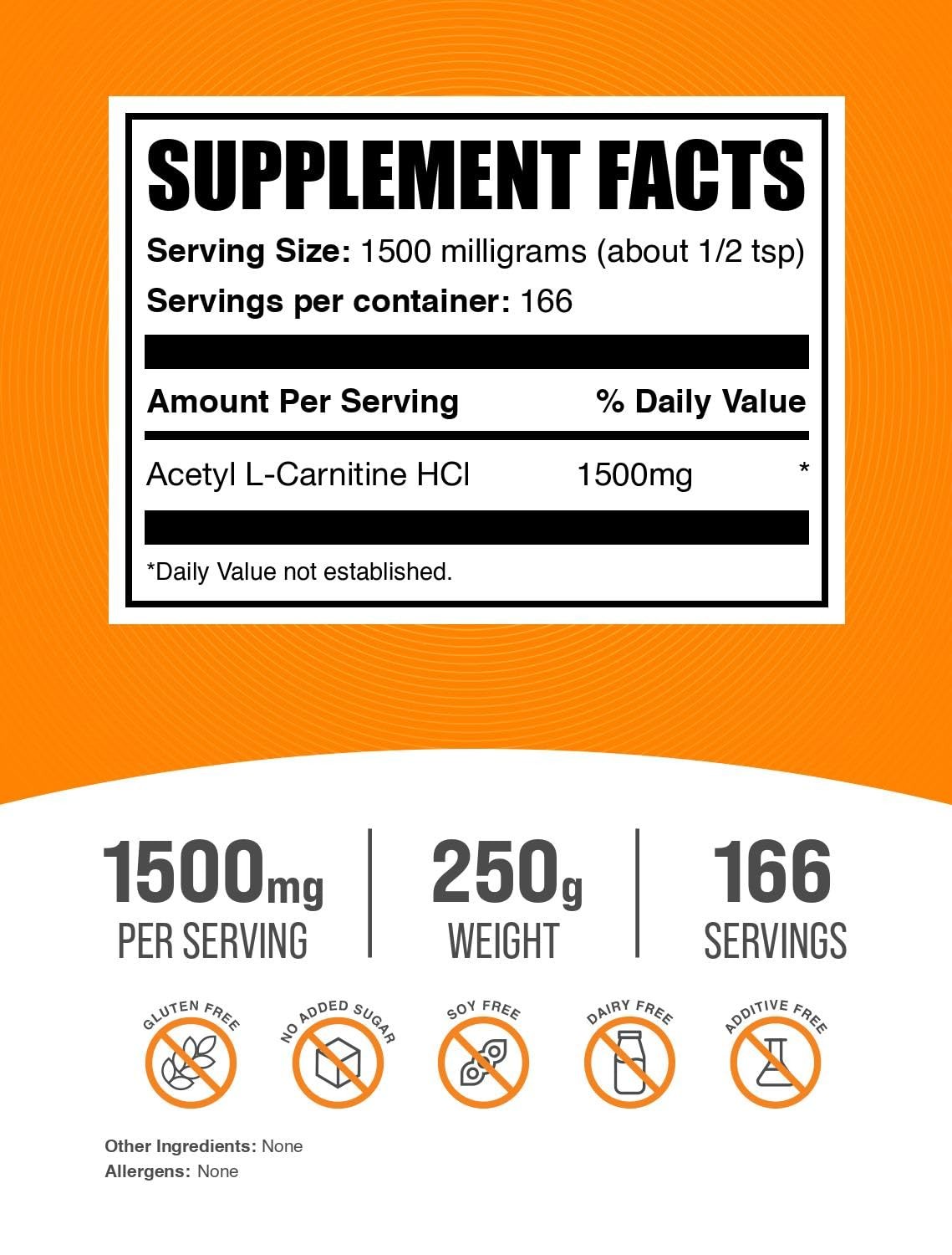 BulkSupplements.com ALCAR HCl (Acetyl L-Carnitine HCl) – Brain Focus Supplements