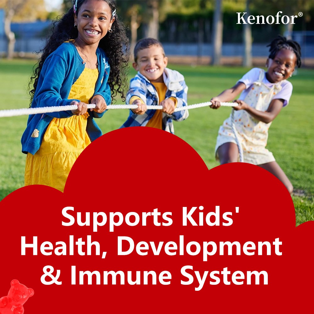 Kids Multi Fiber Supports Digestive Bone Immune System Health 60 Gummy