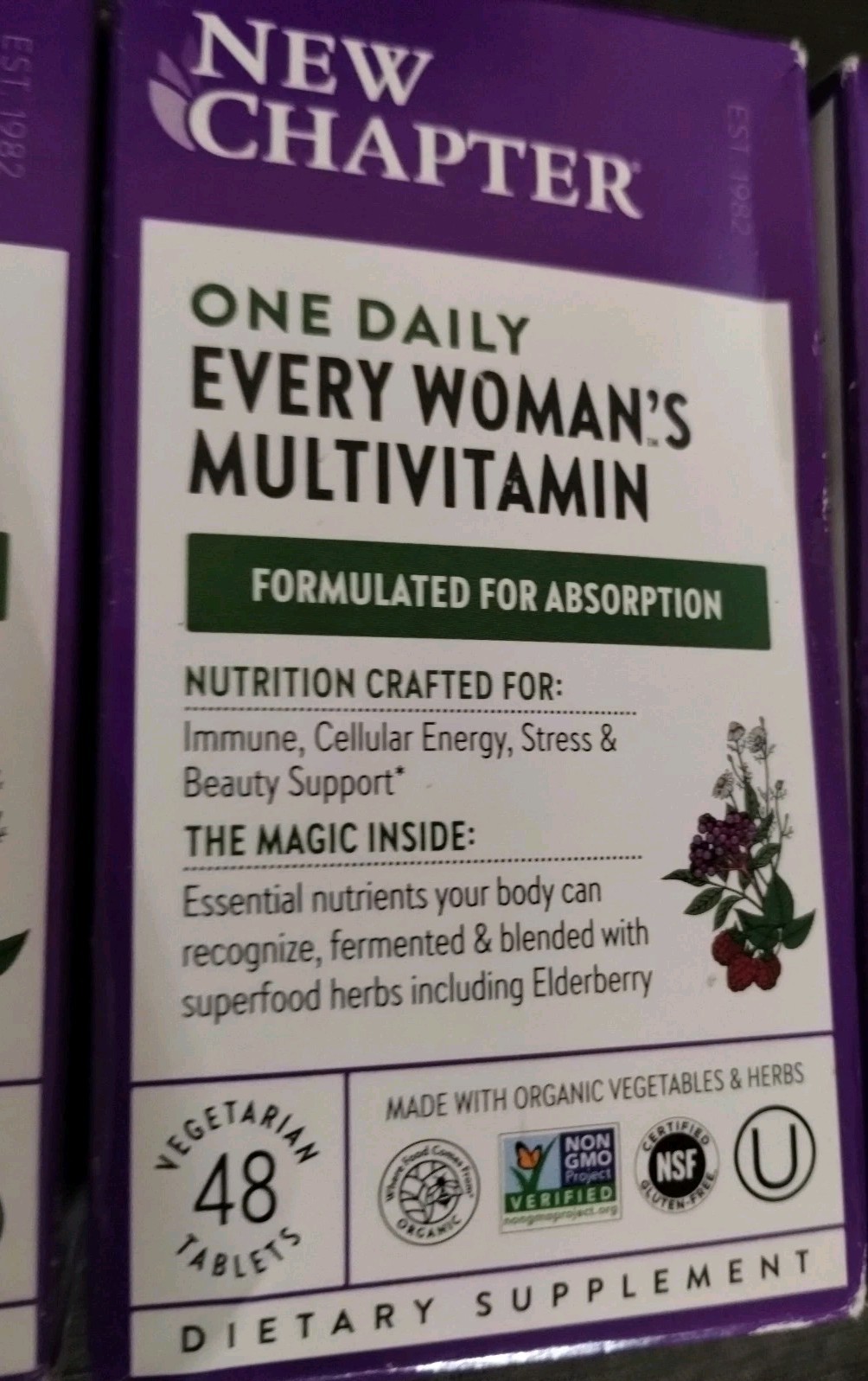 (3) New Chapter One Daily Every Woman’s Multivitamin, 24/48/48 Tablets – 07/2026