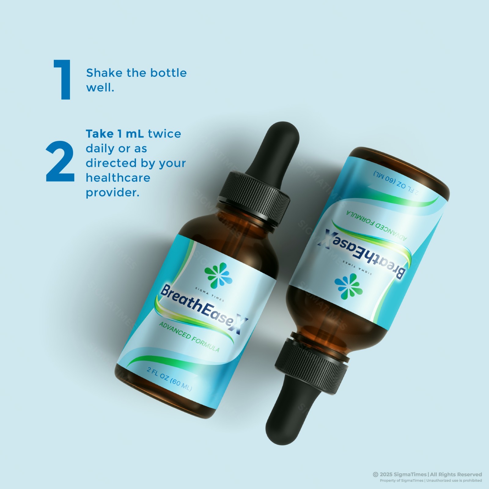 BreathEaseX Drops, BreathEase X Liquid Supplement for Lung Support (30 servs.)