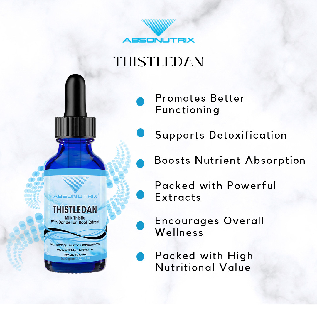 Absonutrix Thistledan, 390 mg, 4 FL OZ Liquid, 302 Servings, Made in USA