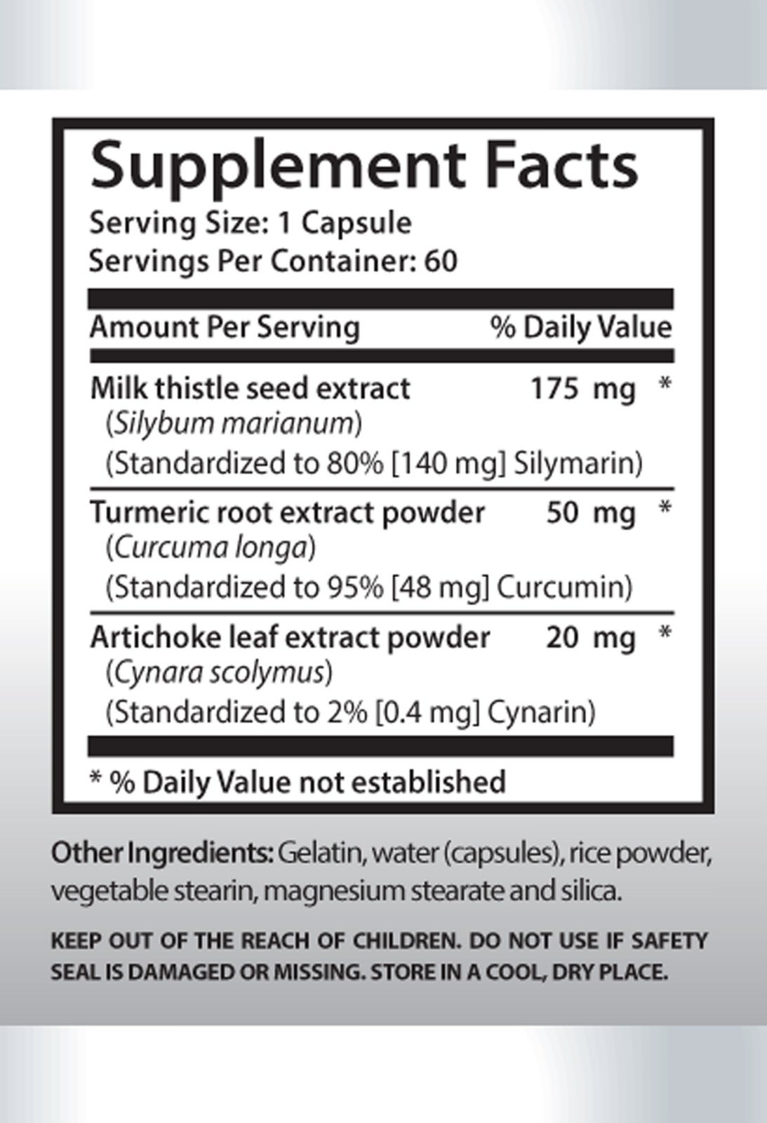 anti-aging blend – MILK THISTLE 175 MG – milk thistle best selling – 1 Bottle