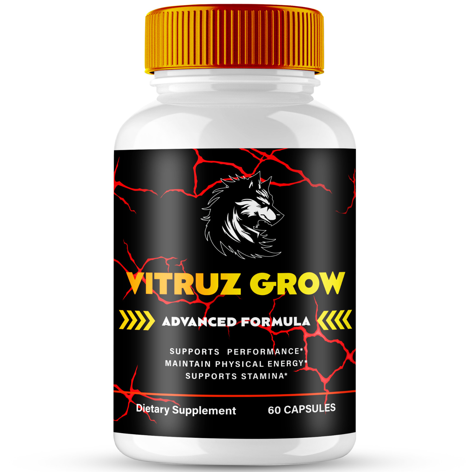 Vitruz Grow For Men Capsules, VitruzGrow Maximum Male Performance Pills 60ct
