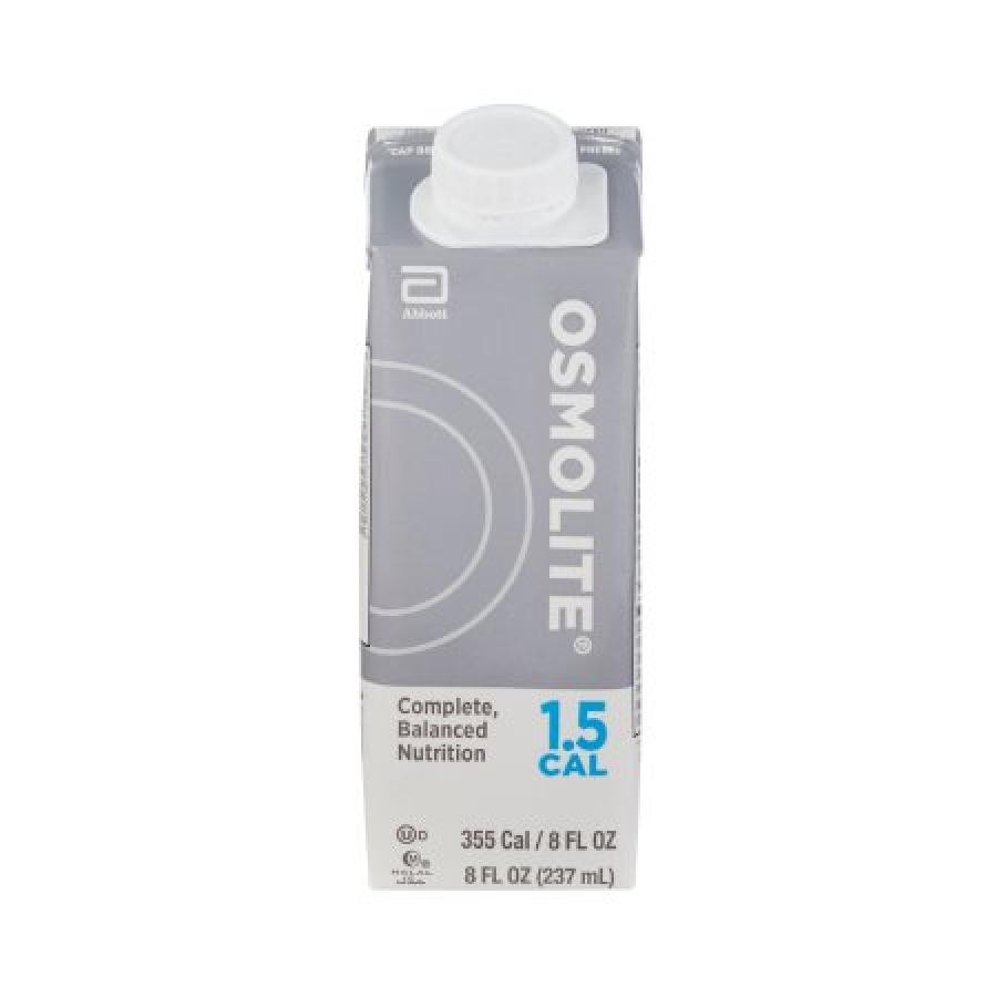 Osmolite 1.5 Cal Unflavored 8 Oz. Carton Ready to Use 355 Cal per Serving 24 Ct