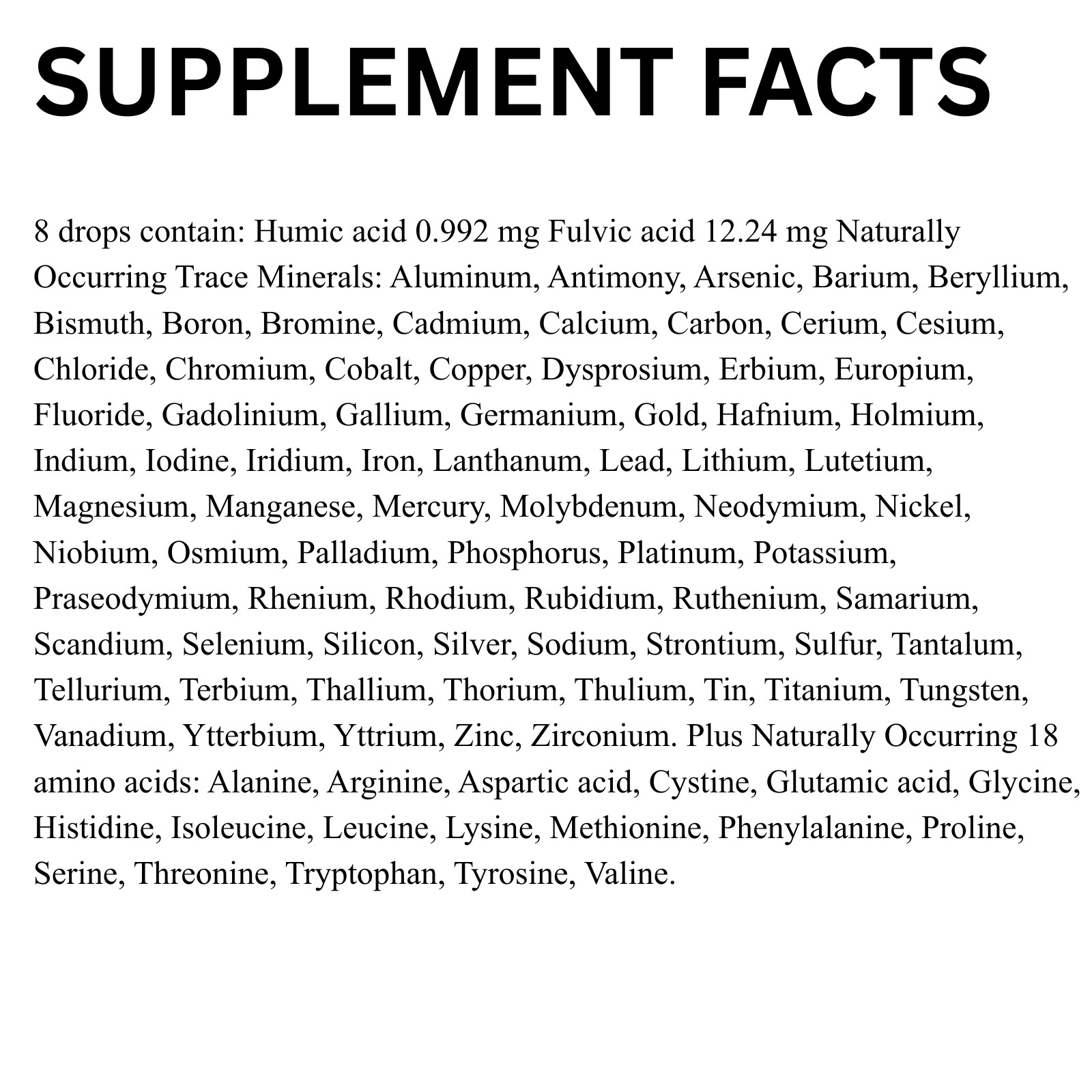 MHP Trace Mineral Blend Complex Concentrate Supports Daily Balance 2 Fl OZ