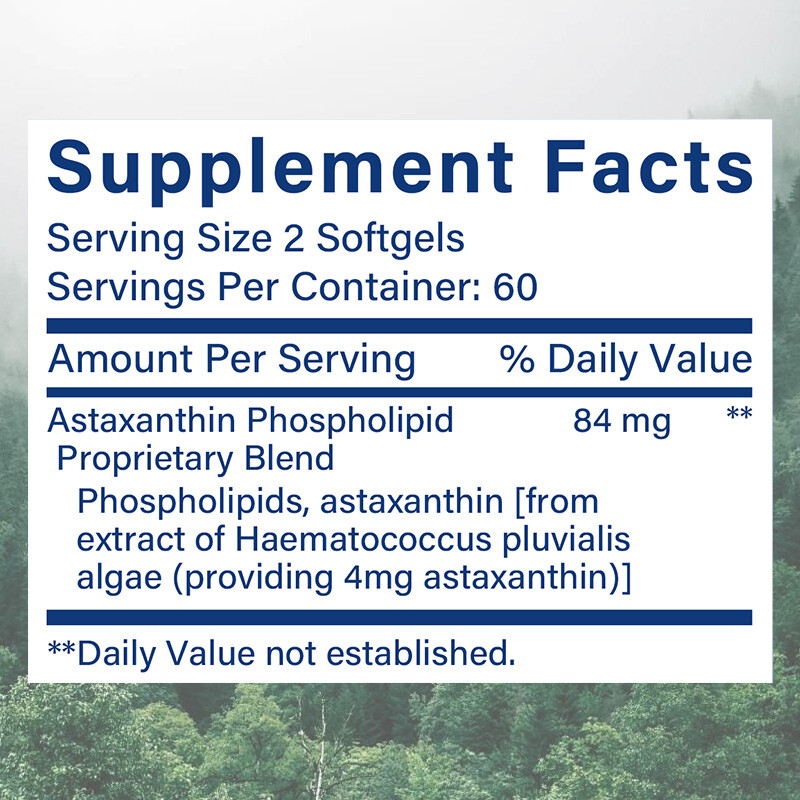 Astaxanthin 4mg with Phospholipids – Premium Supplement | Heart & Eye Health