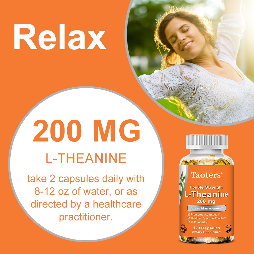 L Theanine Supplements Stress Management Promotes Relaxation Vascular Function
