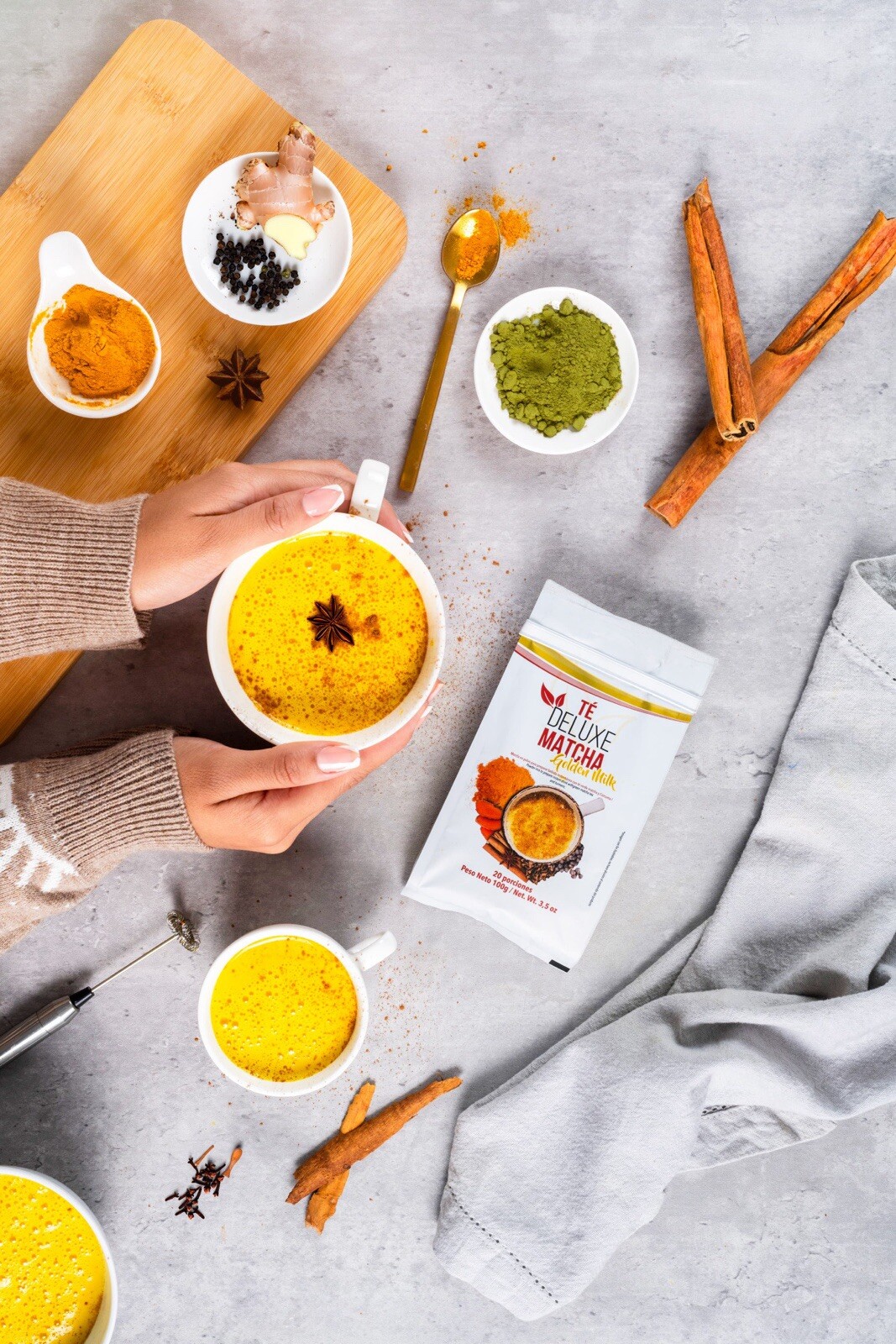 Te Matcha Golden Milk Fitme